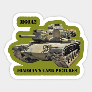 M60A2_blk_txt Sticker